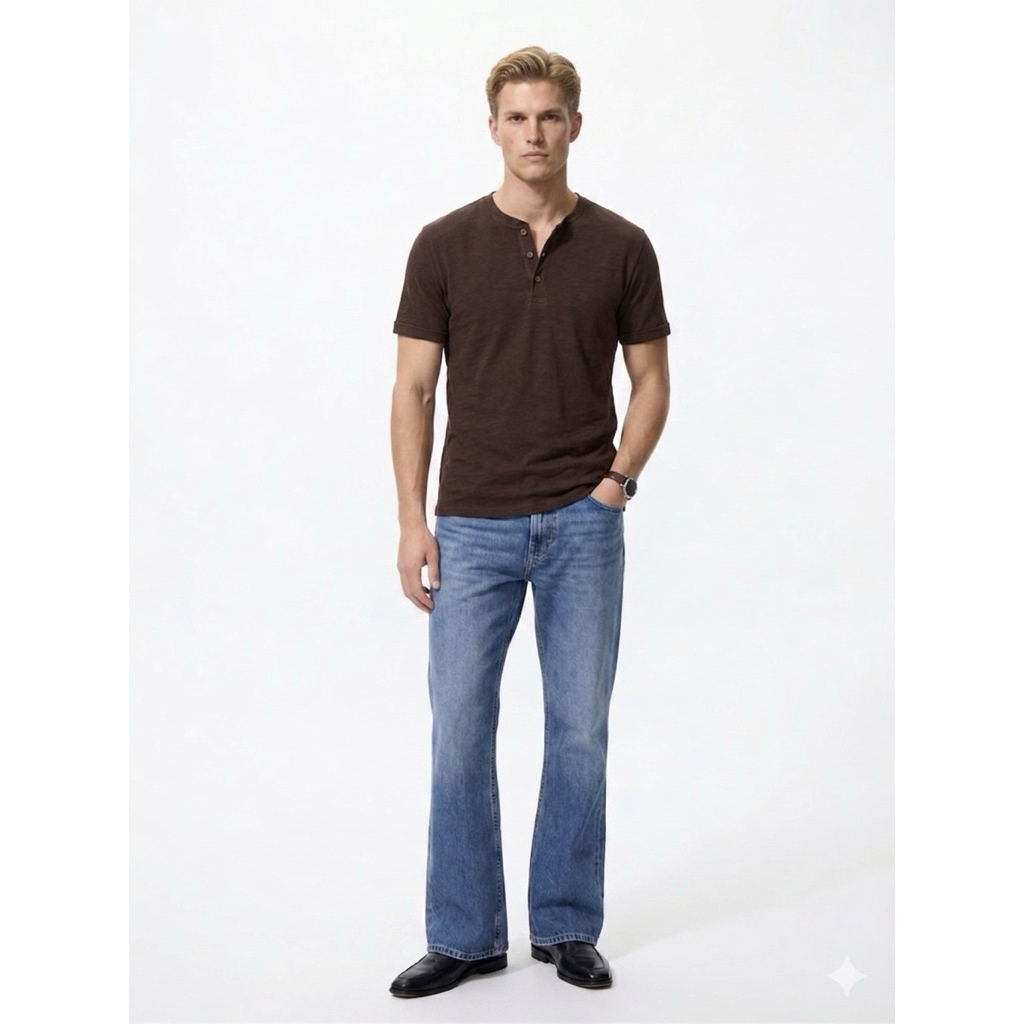 Celana jeans bootcut uniqlo new baru