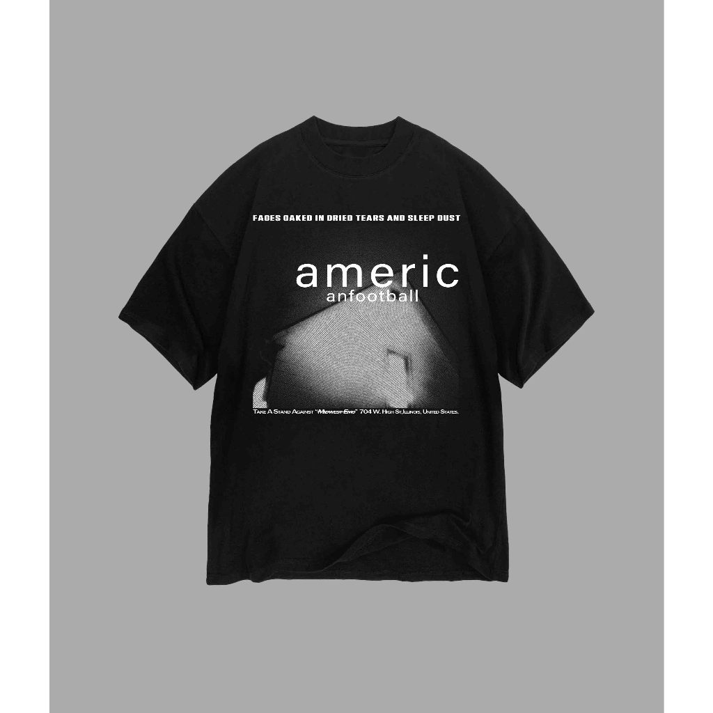 T-Shirt American Football - American Football Cover - Kaos Band 2 Sisi American Football - American 
