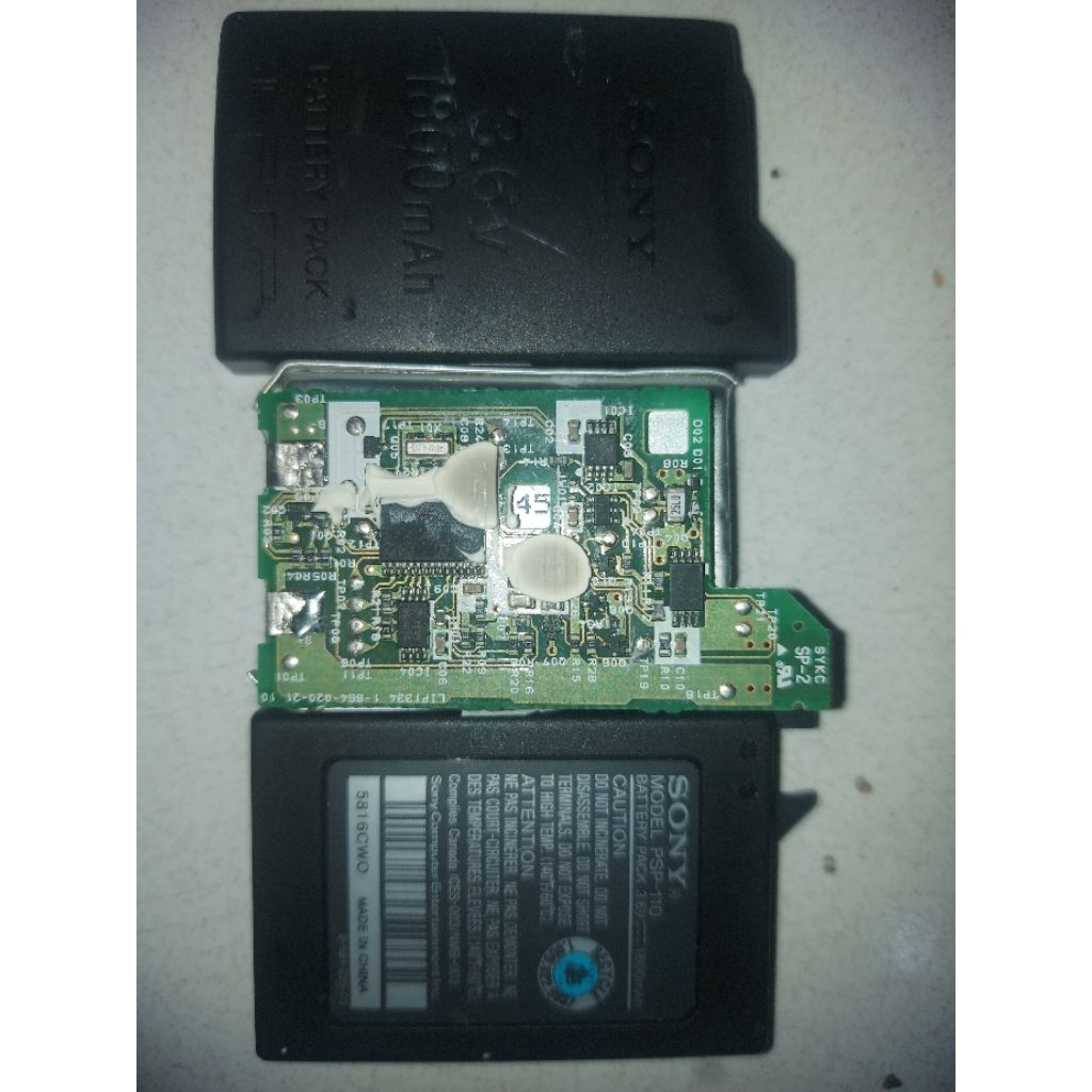 Baterai ORIGINAL PSP SONY 1000 FAT second