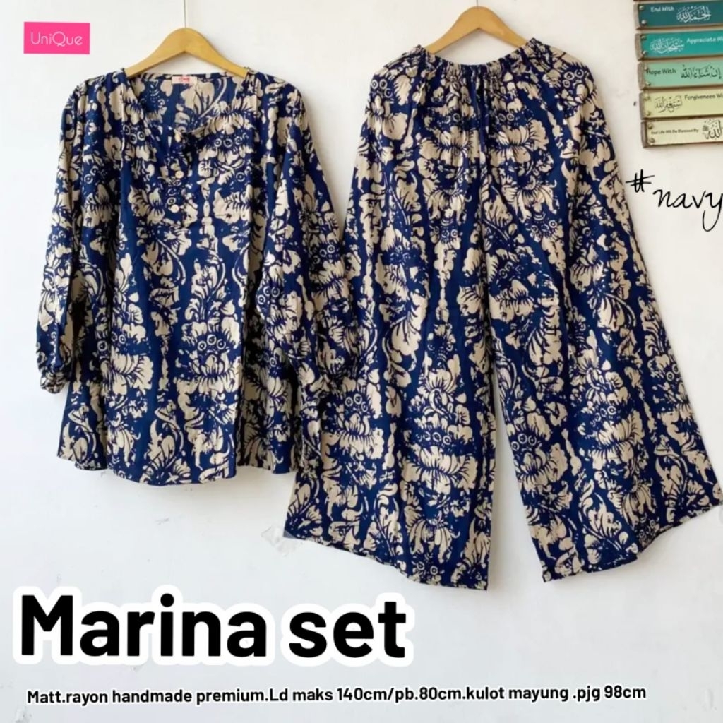 NAMIRA SET KULOT JUMBO PAKAIAN RAYON LD 140