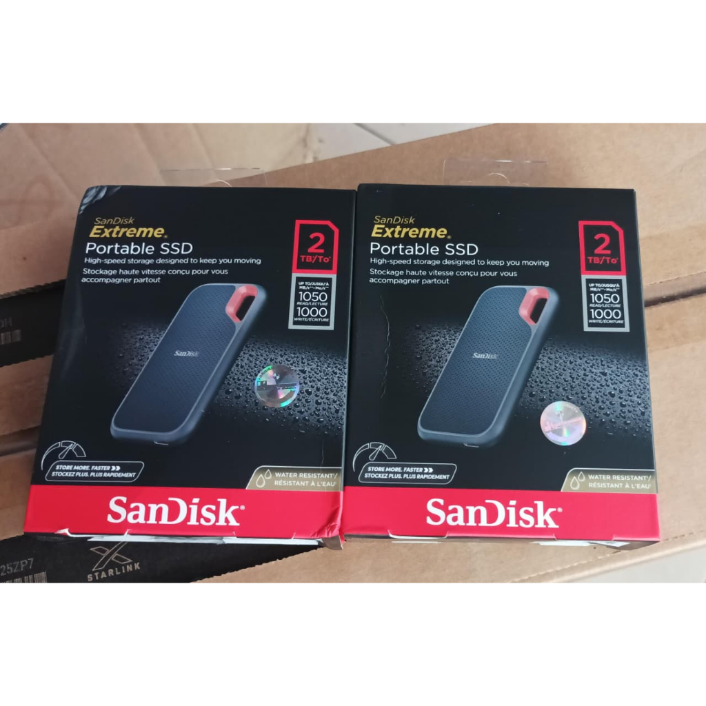 SanDisk Extreme Portable SSD 2TB Black