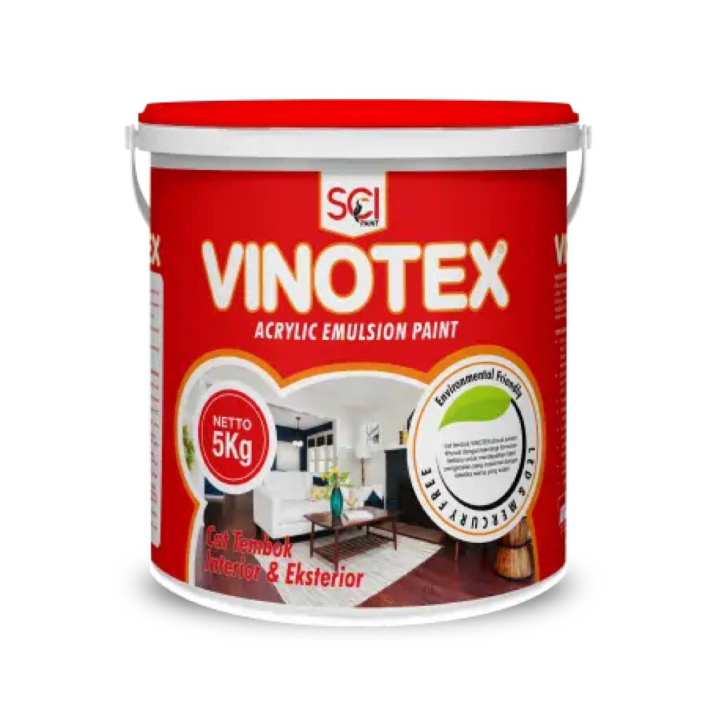 CAT TEMBOK PUTIH INTERIOR & EXTERIOR VINOTEX5KG