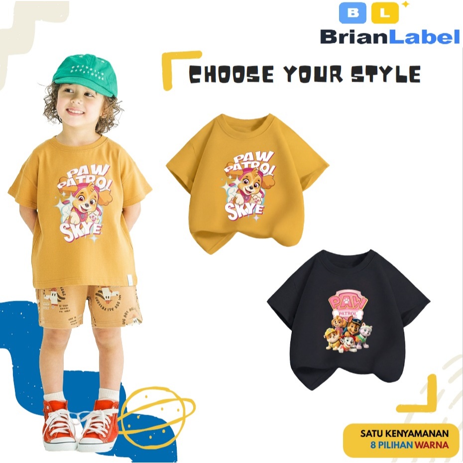 [Harga Grosir] Kaos Anak Premium: Distro Series Cotton Combed 24s