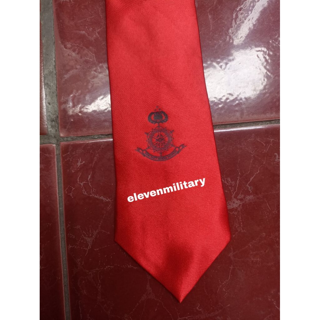 Promo Dasi Reskrim Polri tebal warna merah