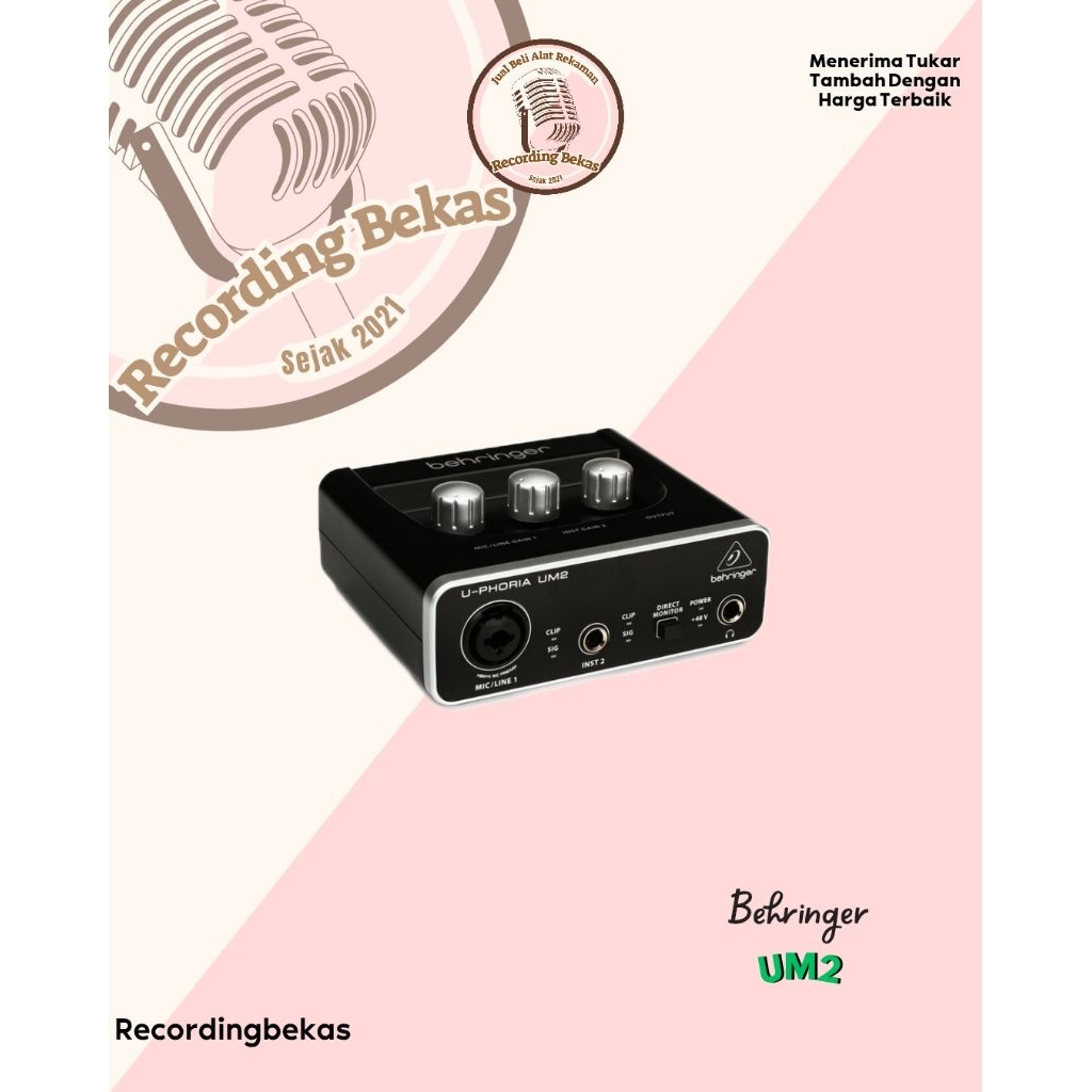 Soundcard Behringer UM2