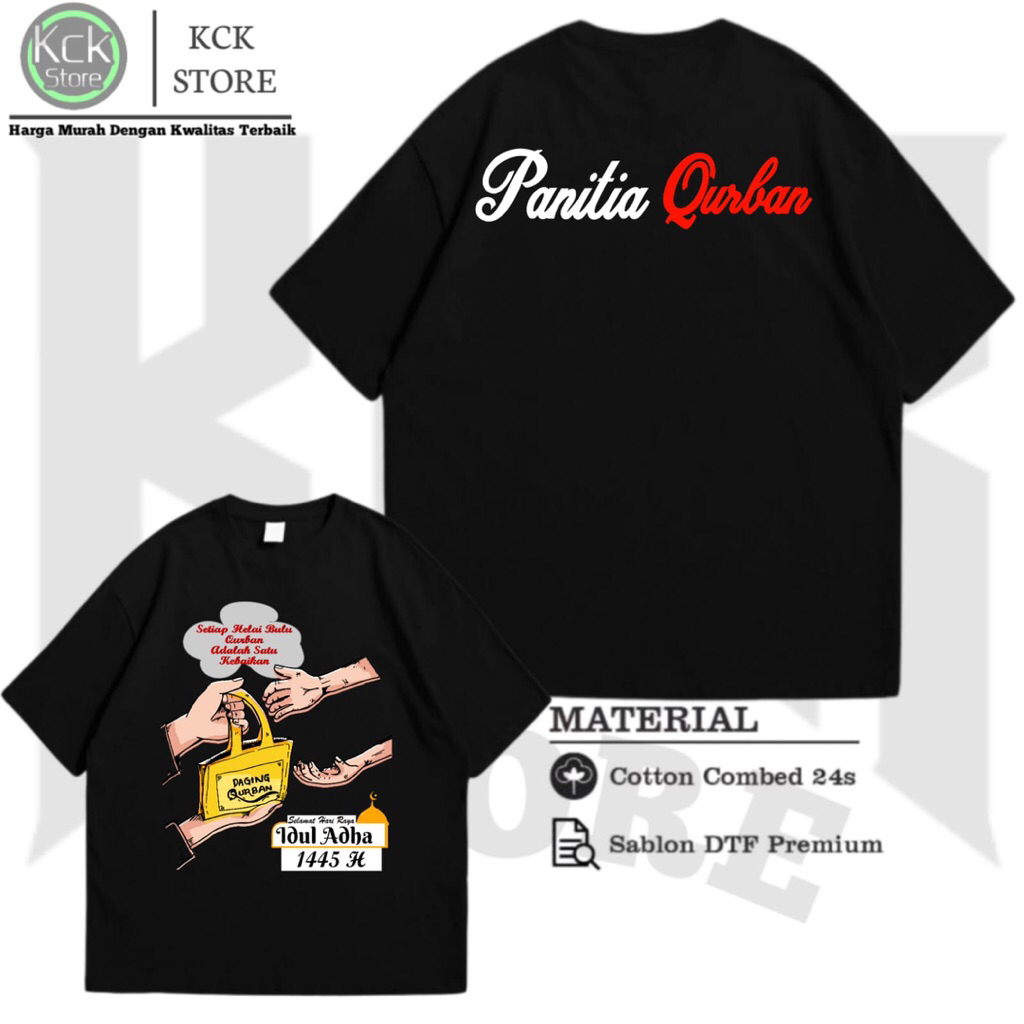 Kaos Panitia Qurban / Kaos Qurban / Kaos Costum Qurban / Baju Qurban