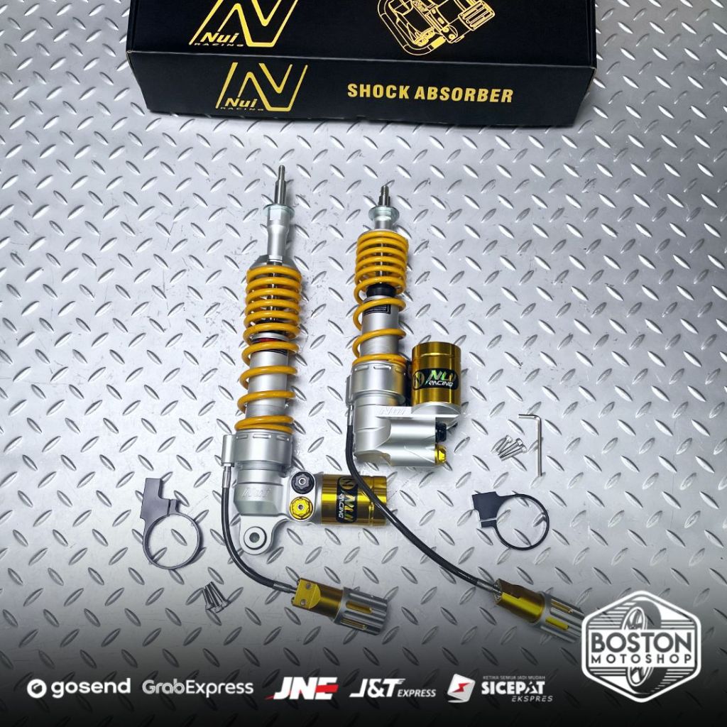 NUI Racing - Shockbreaker 3 Way Adjustable Vespa Sprint Primavera 150 iGET ABS