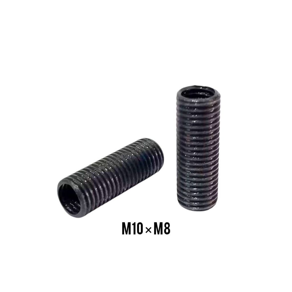 sok drat M8 × M10 bosh drat dalam 8mm × luar 10mm