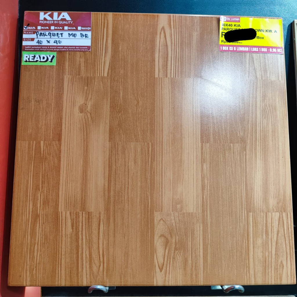 40x40 KIA Keramik Lantai Kasar Motif Kayu Aneka Motif - Keramik Motif Kayu Jepara