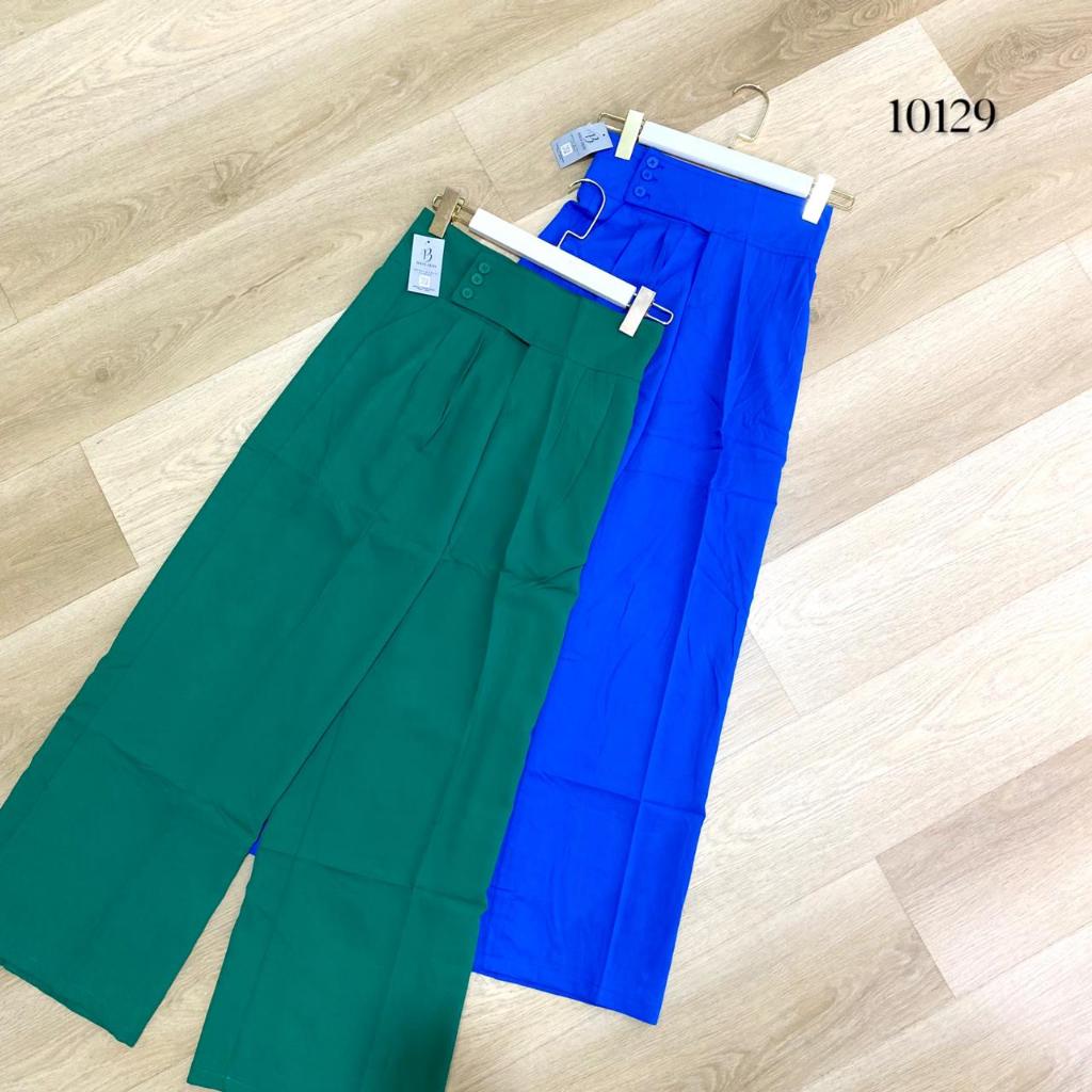 522046 - 10129 CELANA PJ KULOT NRF POLOS BASIC VARIASI THREE BUTTON TWISS SAMPING SLETING DEPAN CELA