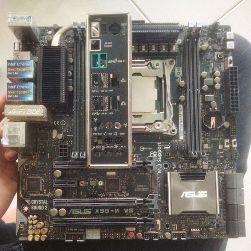 motherboard asus x99-m WS prosesor Xeon e5 2620 v4