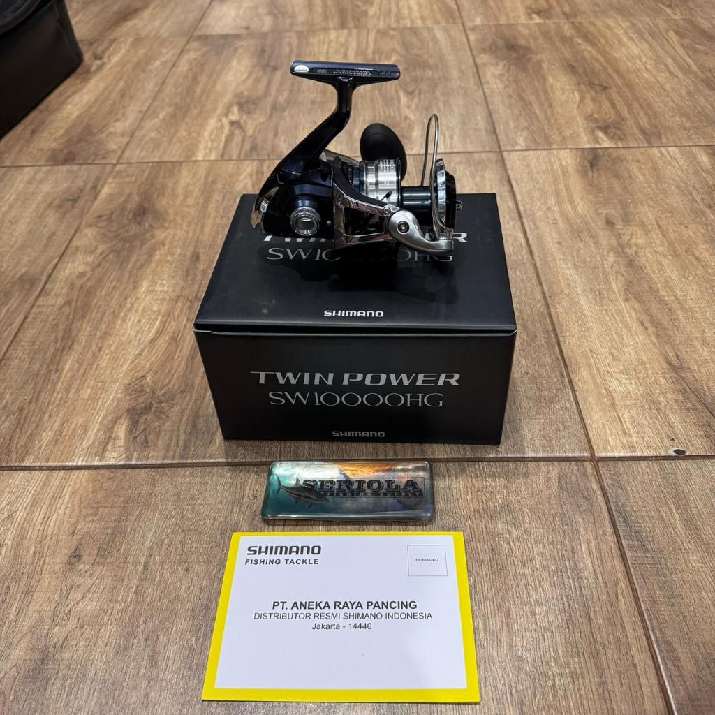 REEL SHIMANO TWIN POWER SW 10000 HG REEL SPINNING GARANSI RESMI ORIGINAL SHIMANO