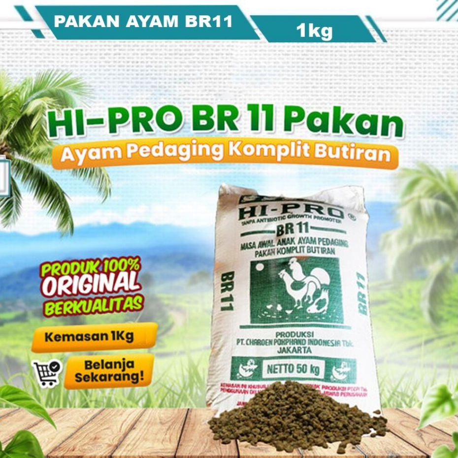 MAKANAN AYAM BR11 Crumble Pakan Ayam Ras Pedaging HI PRO VITE