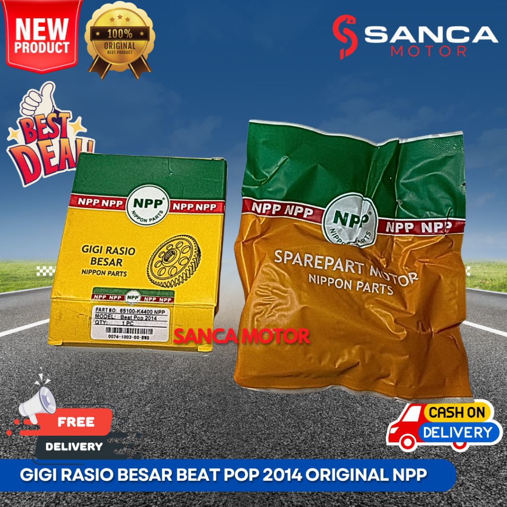 GIGI RASIO BESAR BEAT POP 2014 K44 ORIGINAL