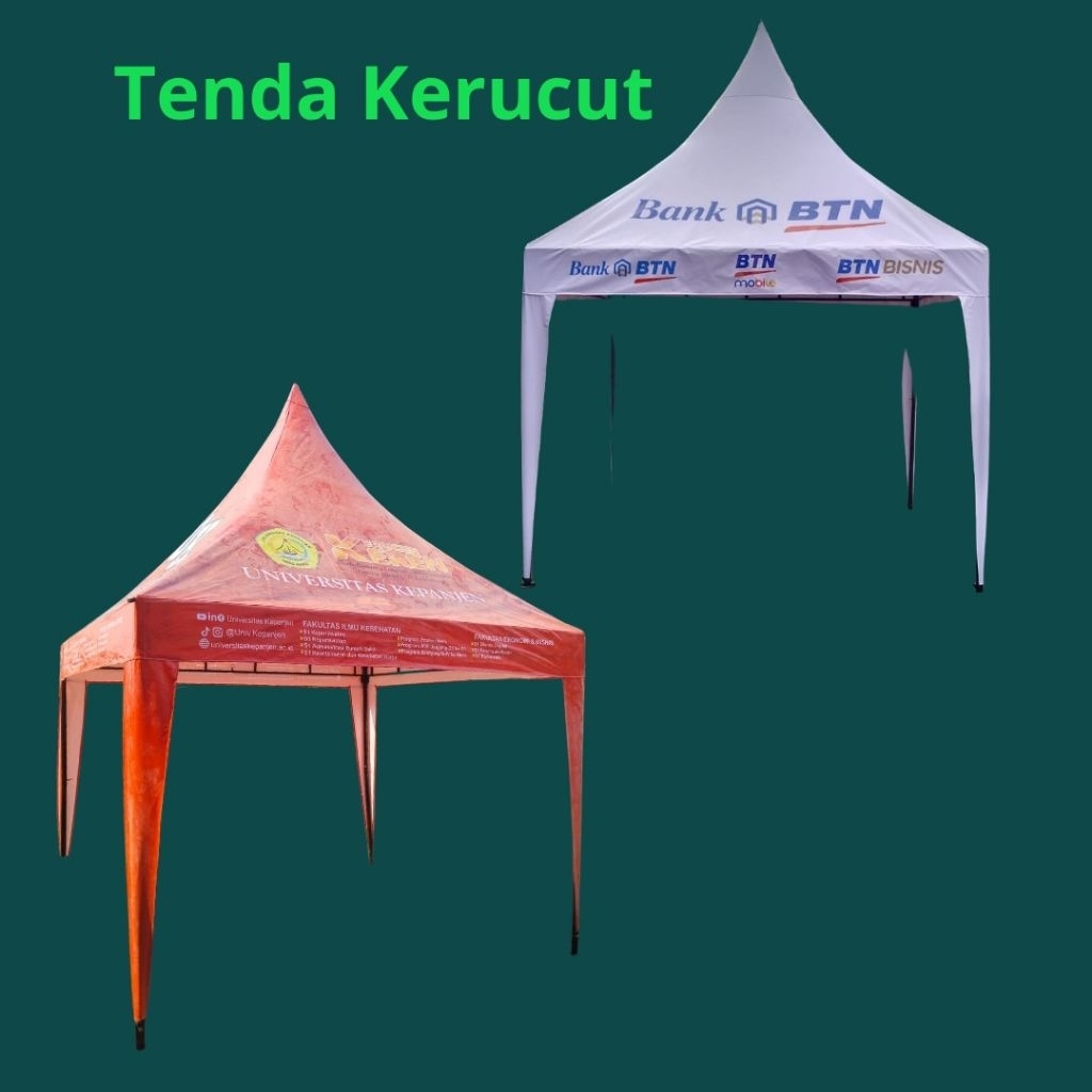 tenda kerucut custom 4x4 rangka single