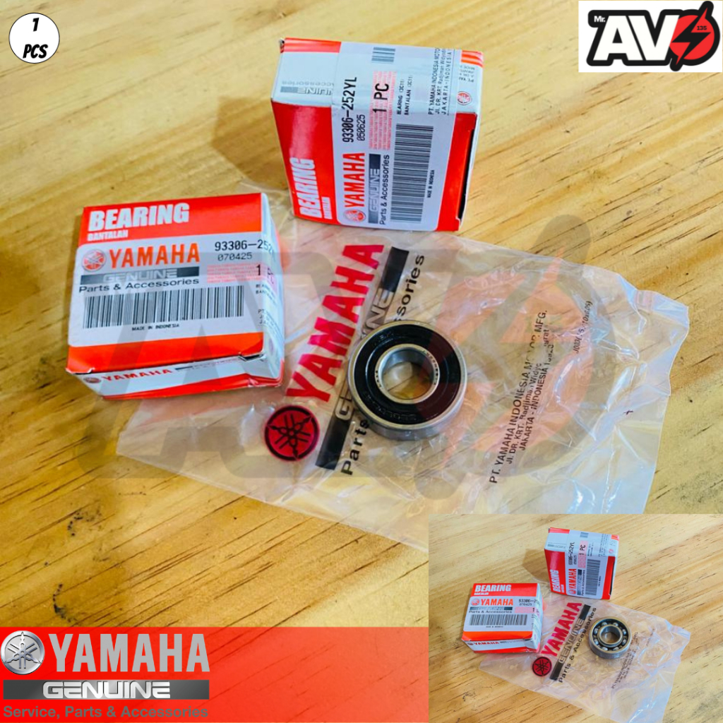 Bearing Laher Roda Depan RX King 93306-252YL Original