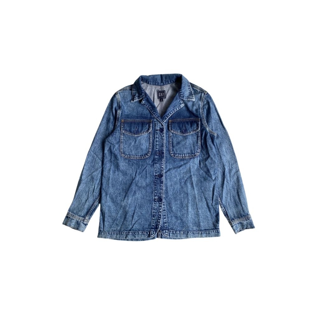 GAP Multipocket Denim Shirt For Women - M (Jaket Second/bekas Brand)