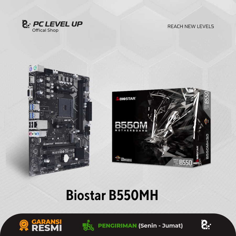 Motherboard Biostar B550MH Micro ATX AM4 DDR4 PCIe 4.0