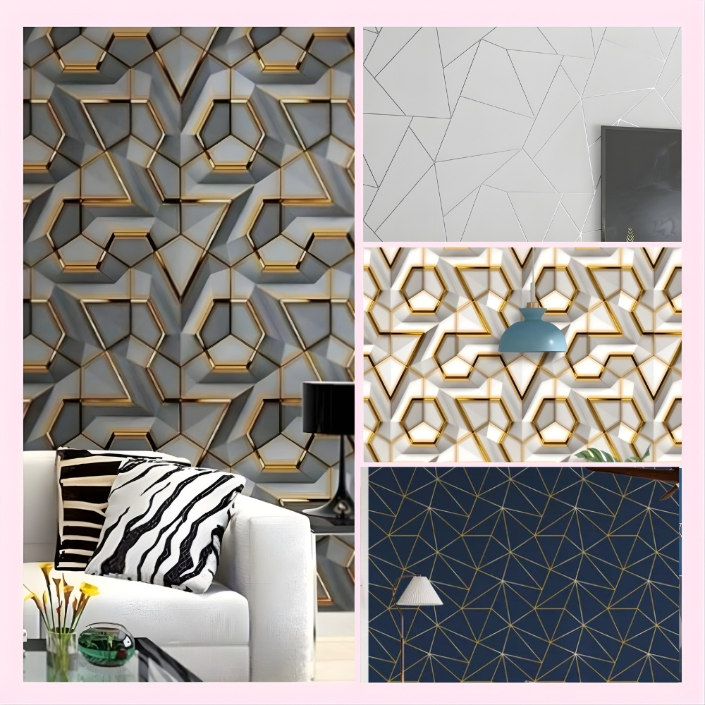 Wallpaper Dinding Ruang Tamu Motif Terbaru Walpaper Dinding Kamar Tidur Motif Keramik Coklat 3D