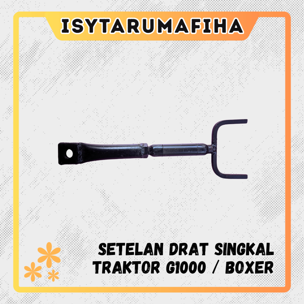 Setelan Drat Singkal Traktor G1000 Boxer Ulir Pengatur Bajak Sawah Sparepart Traktor Tangan