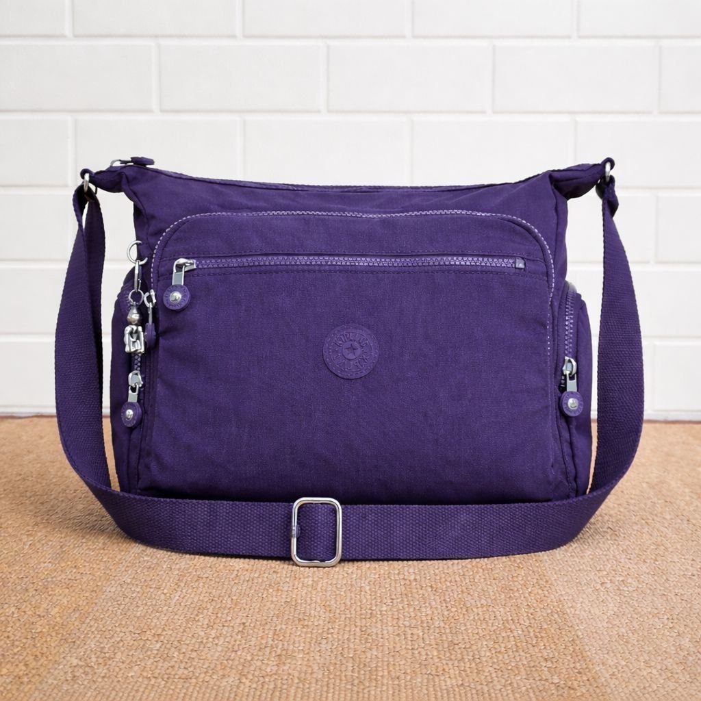 Tas Kipling Gabbie Medium Crossbody Bag Womens Original Ultimate Plum Ransel Tas Wanita Daily