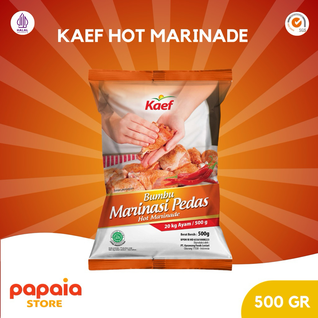 Hot Marinade KAEF | Bumbu Marinasi Pedas | 500gr