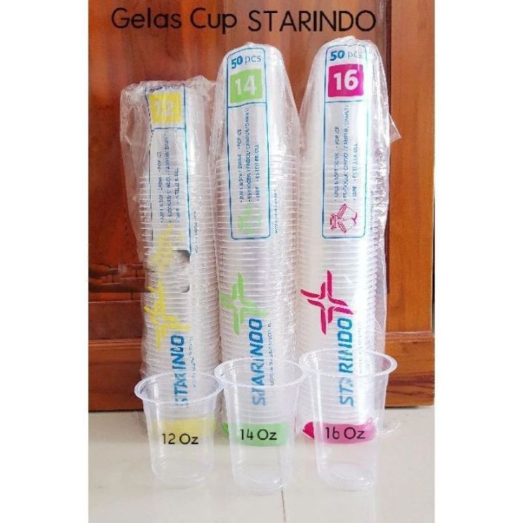 Gelas plastik Starindo