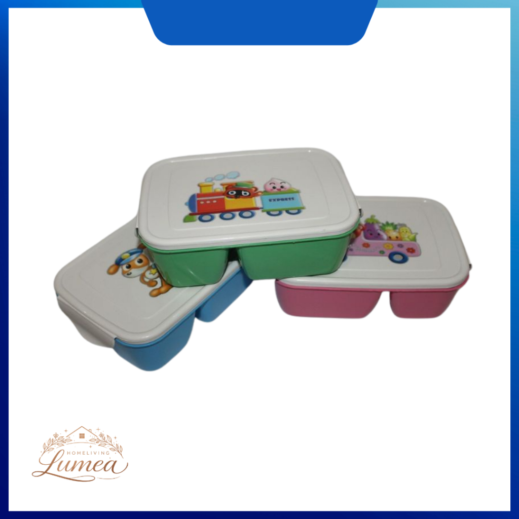 Kotak makan anak NUAI / Tepak nasi anak murah lucu