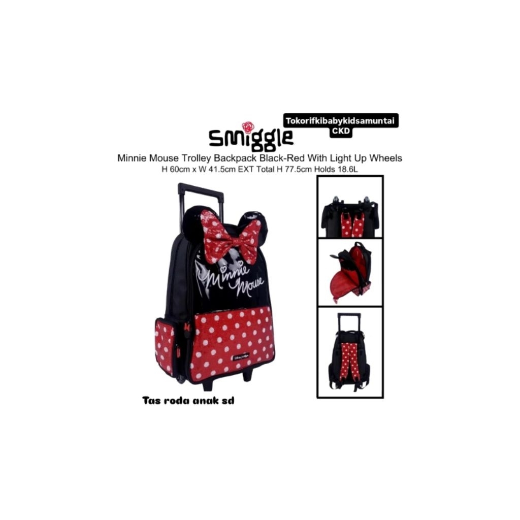 Smiggle Tas Anak Sekolah /Tas Sekolah Anak Cewe/Tas Koper