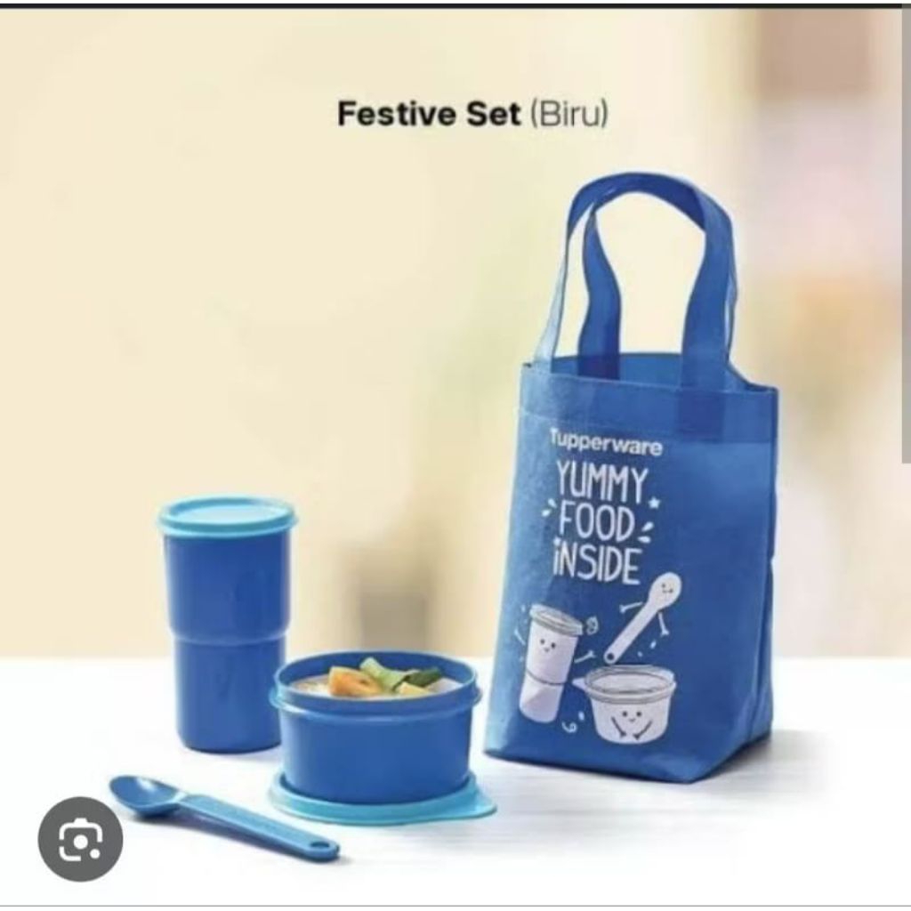 (Ready Medan) Tupperware Festive lunch set New
