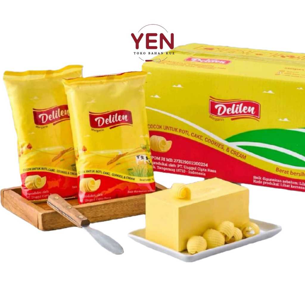 Margarine Delilen Kiloan / Margarine Mentega Delilen / Butter Replacer (REPACK)