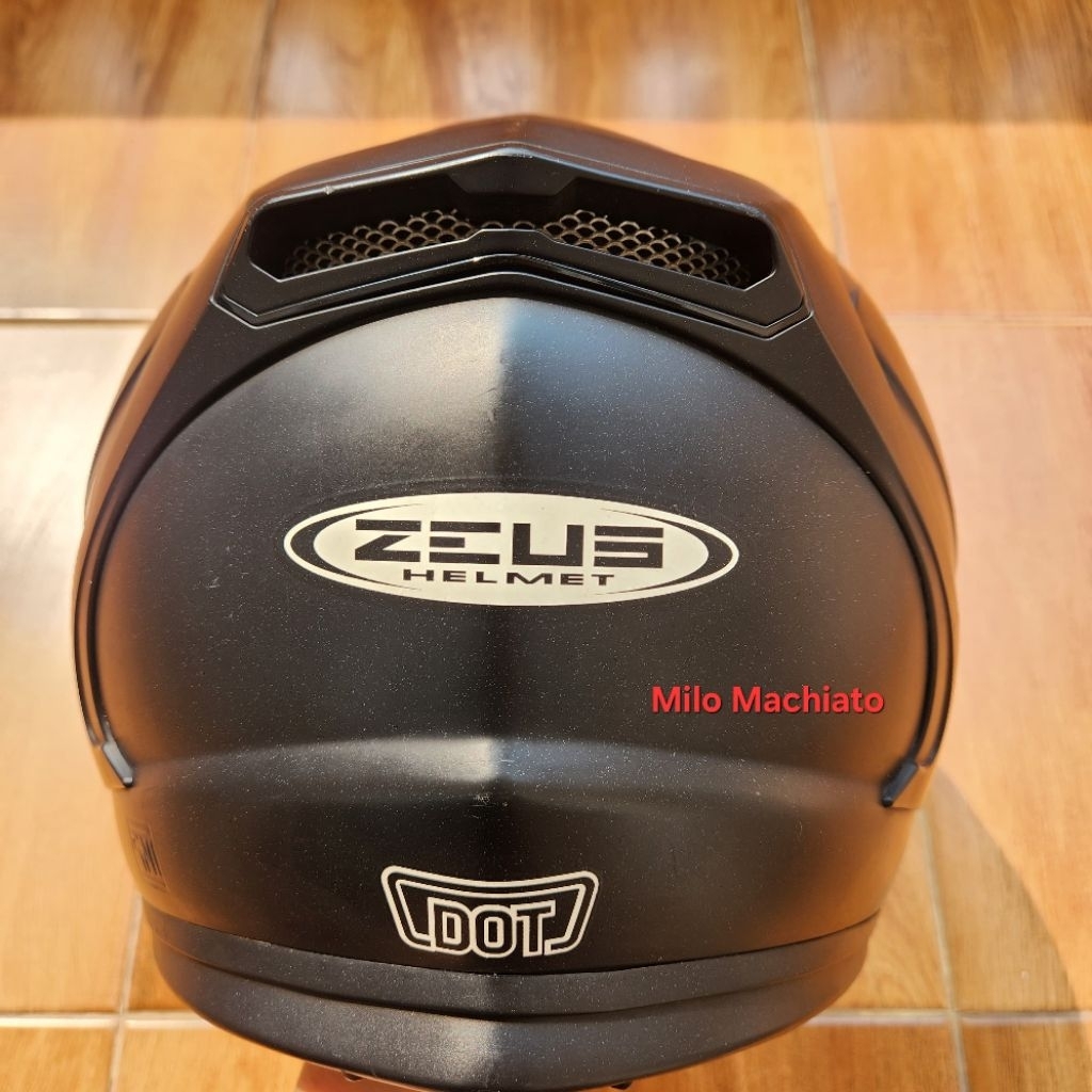 Helm Zeus Zs 813 Size L Black Doff  FULLFACE SECOND