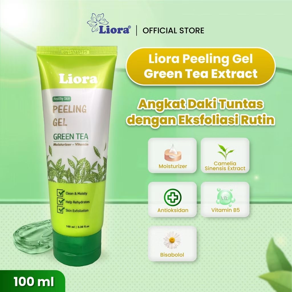 Liora Peeling Gel Grean Tea Extract 100 ml