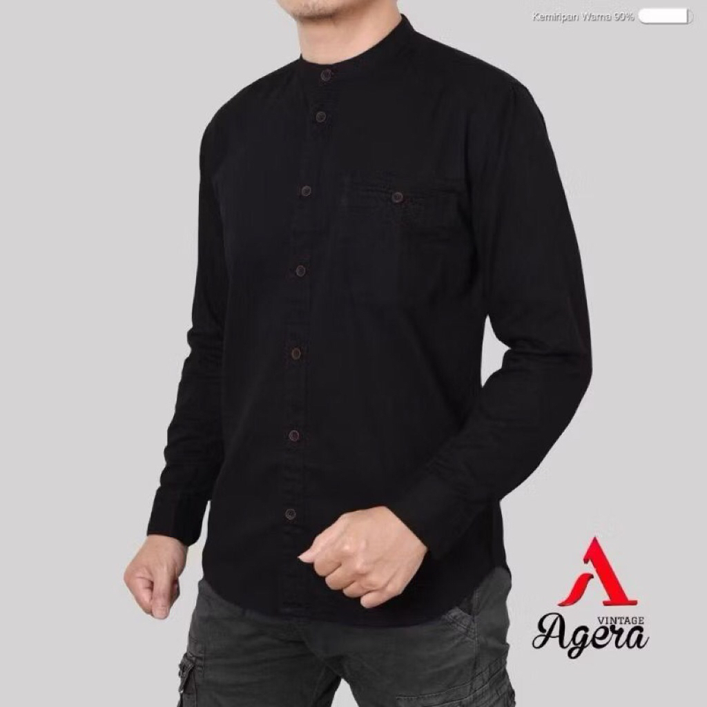 Kemeja Koko lengan panjang AGERA