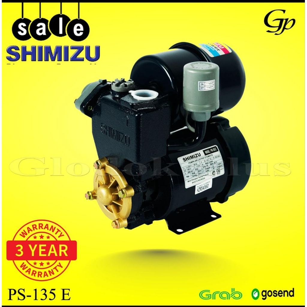 POMPA AIR SHIMIZU OTOMATIS / POMPA AIR SHIMIZU PS-135E