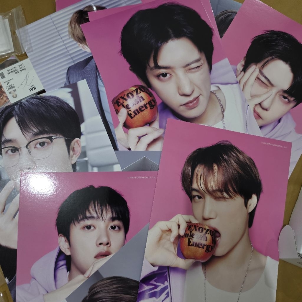 SHARING EXO SG26 SEASONS GREETING MEMBER SET SUHO LAY CHANYEOL D.O. KYUNGSOO KAI