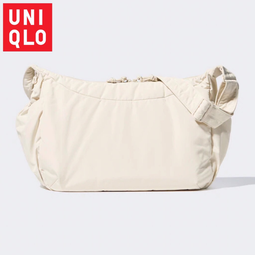 UNIQLO Unisex Puffy Shoulder Bag Tas Selempang Pria Wanita