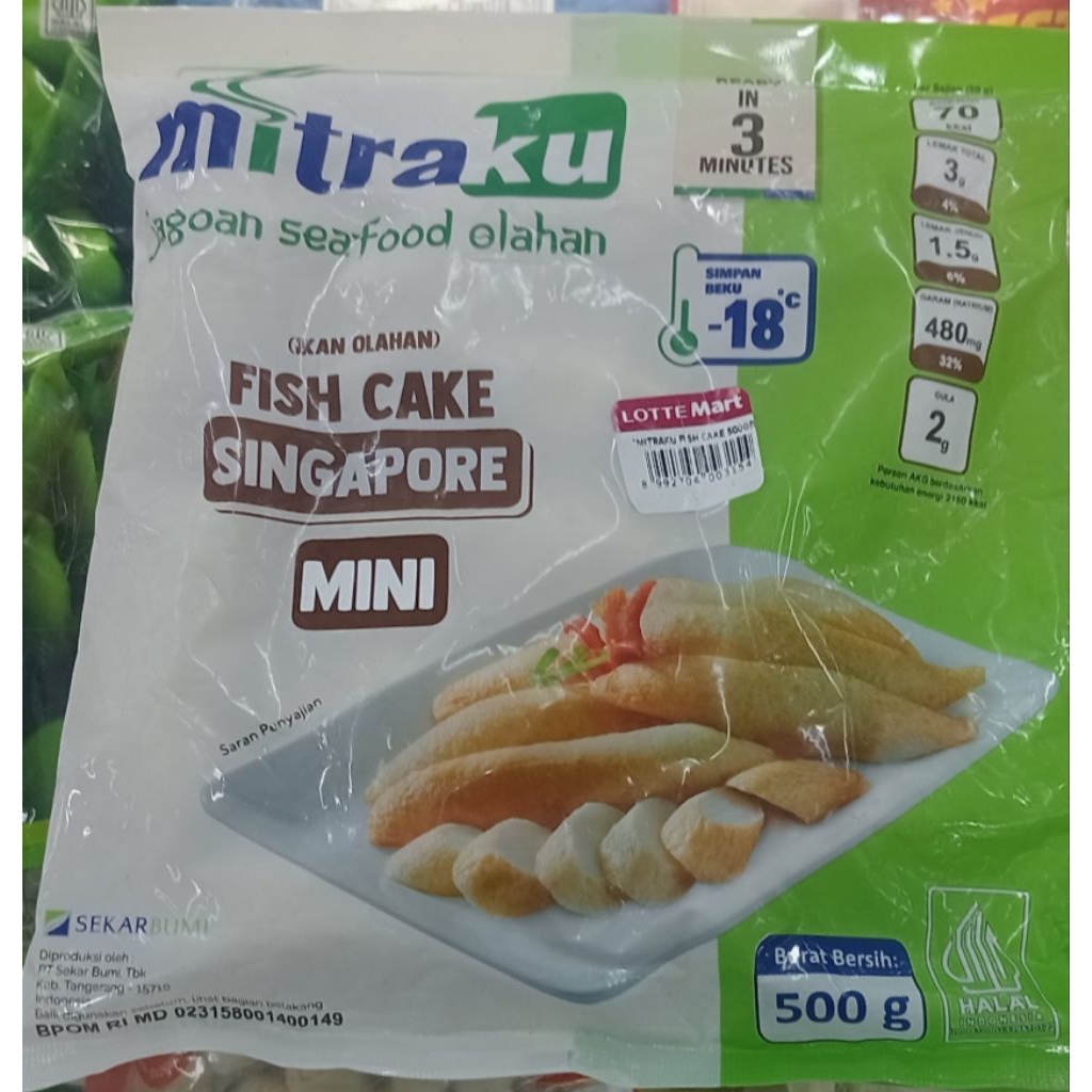 Mitraku Fish Cake Singapore 500 gr
