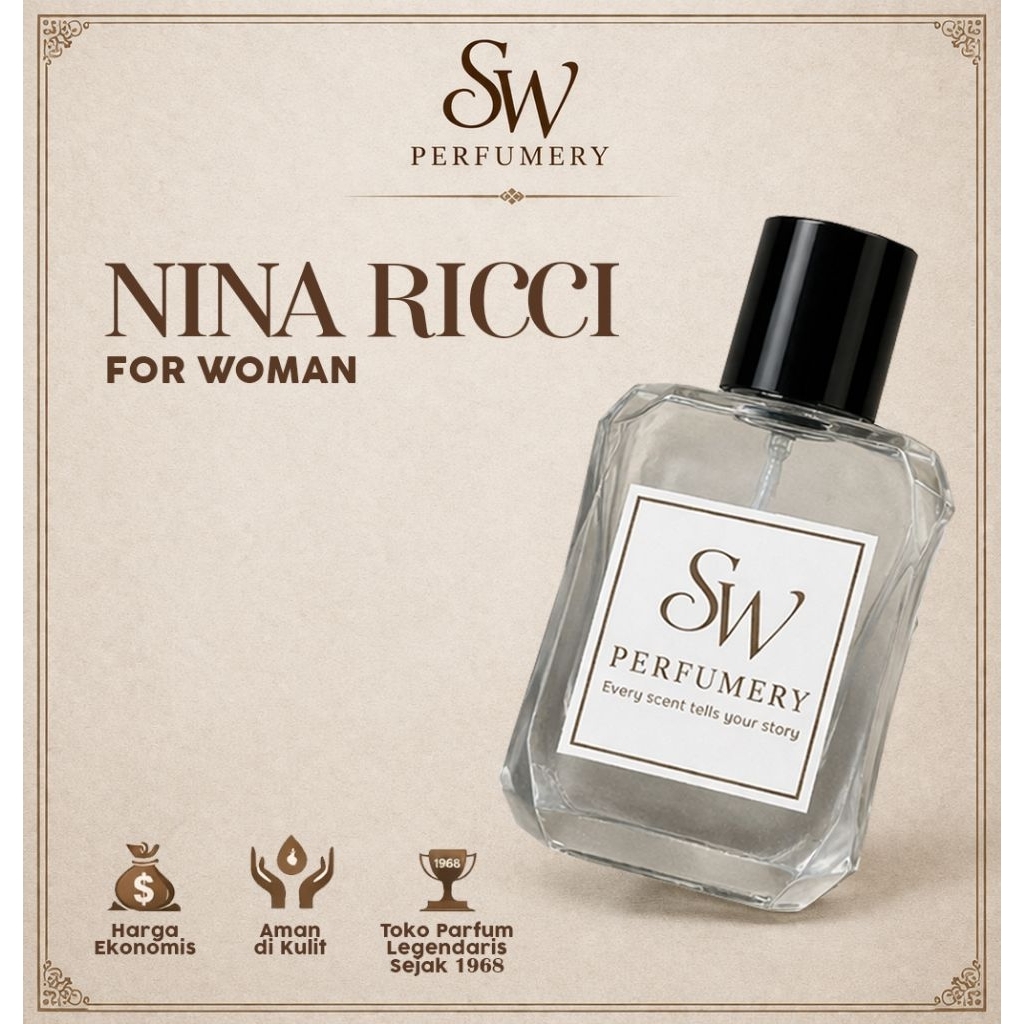 Parfum Wanita Nina Ricci Parfum Perempuan - Sari Wangi Parfum Tahan Lama 24 Jam