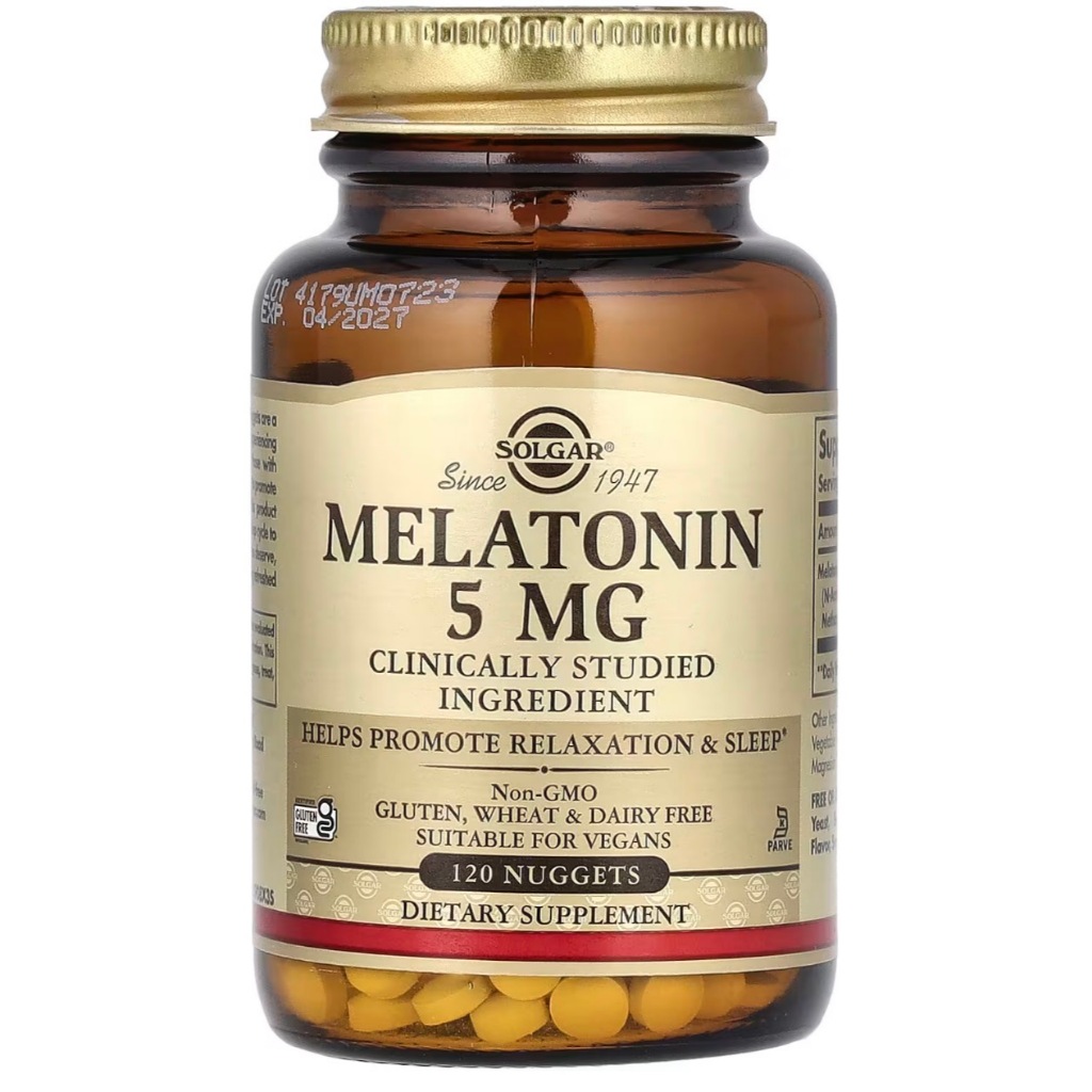 SOLGAR MELATONIN 5 mg 120 Nuggets