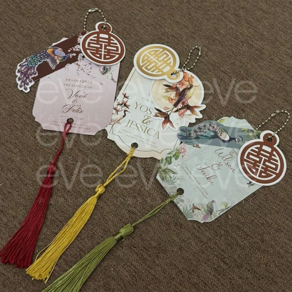 TAG SANGJIT TASSEL | Tag Tea Pai Tassel | Tag Tassel | Tag Souvenir Tassel