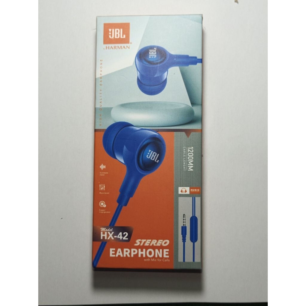 Earphone JBL 3.5mm Kabel Baru (Bonus dari HP)