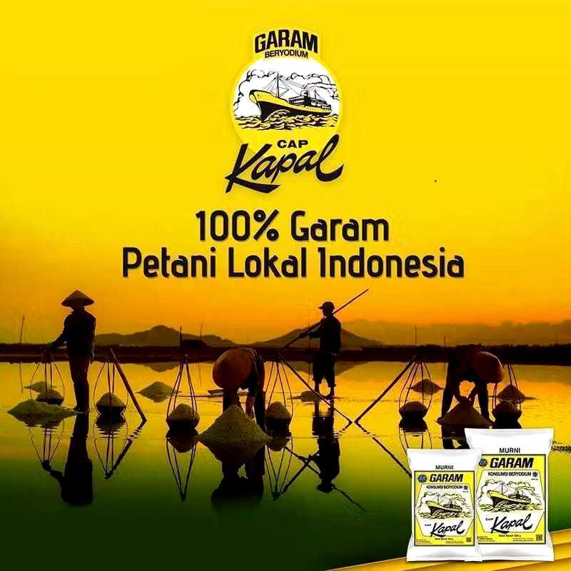 Garam Dapur Beryodium 500 Gram - Garam Kapal, Garam Meja, Garam Beryodium