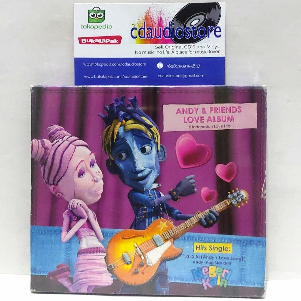 CD ANDY & FRIENDS LOVE ALBUM - JIKUSTIK KRISDAYANTI ANDIEN MARCELL