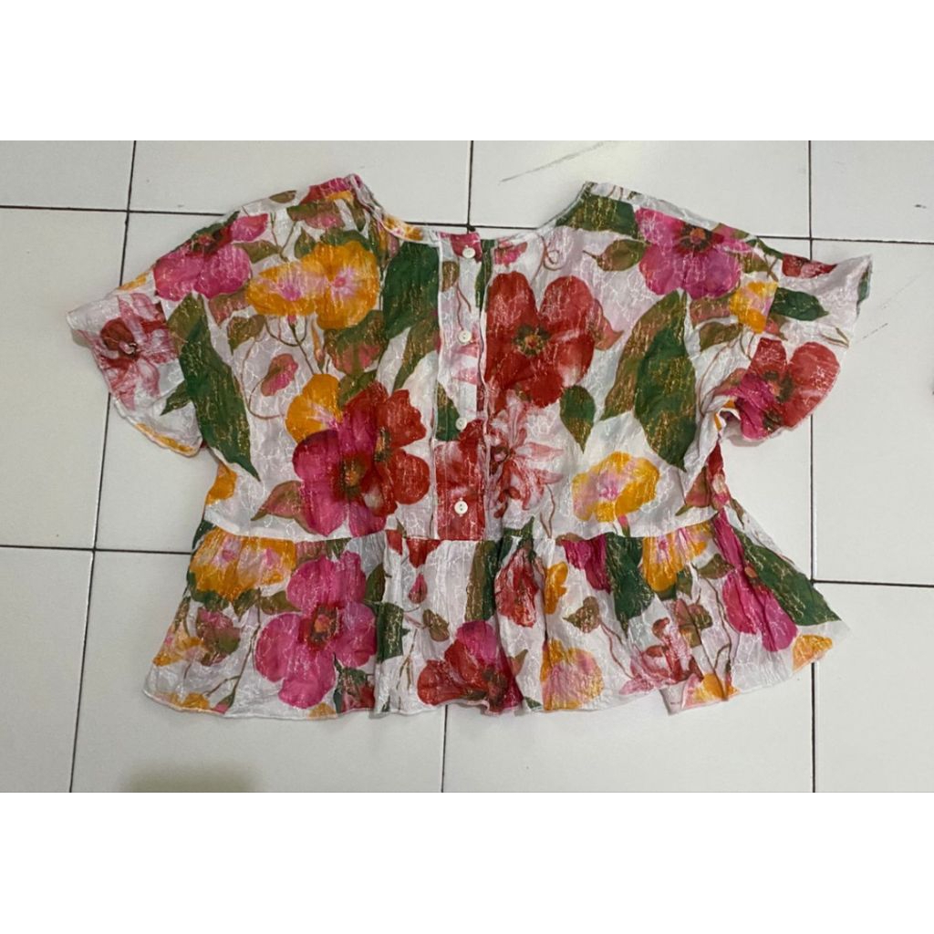 preloved baju bunga