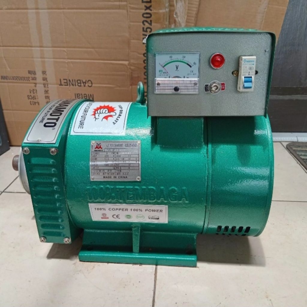 Generator/Dinamo/Alternator Yamamoto ST-3 3KW 220V 1Fase