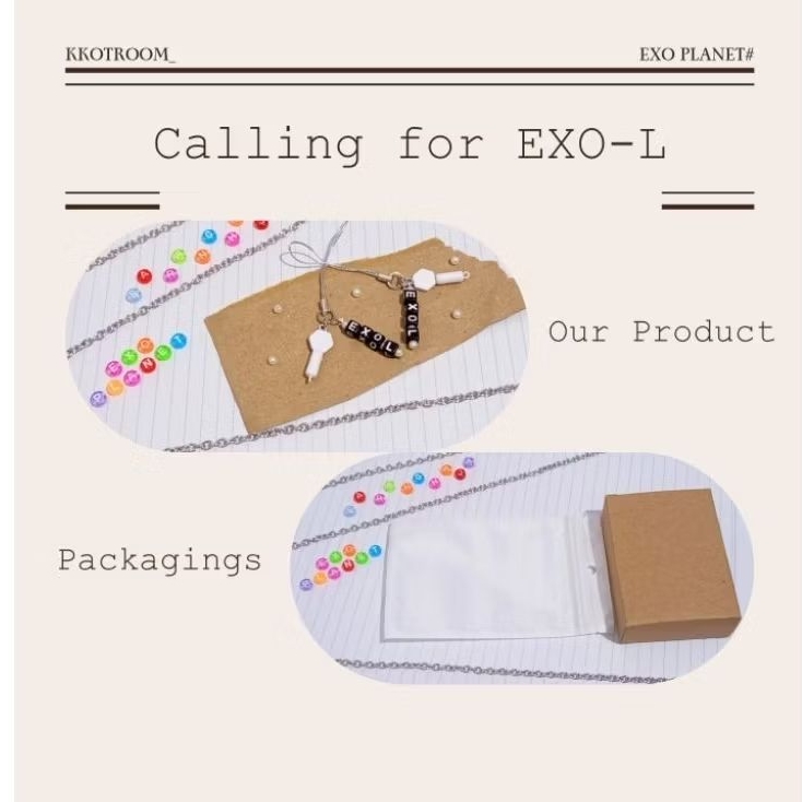[kkotRoom_] EXO MINI LIGHTSTICK ERIBONG KEYCHAIN HANDMADE| FREEBIES SPECIAL FOR EXO PLANET#6 EXHORIZ
