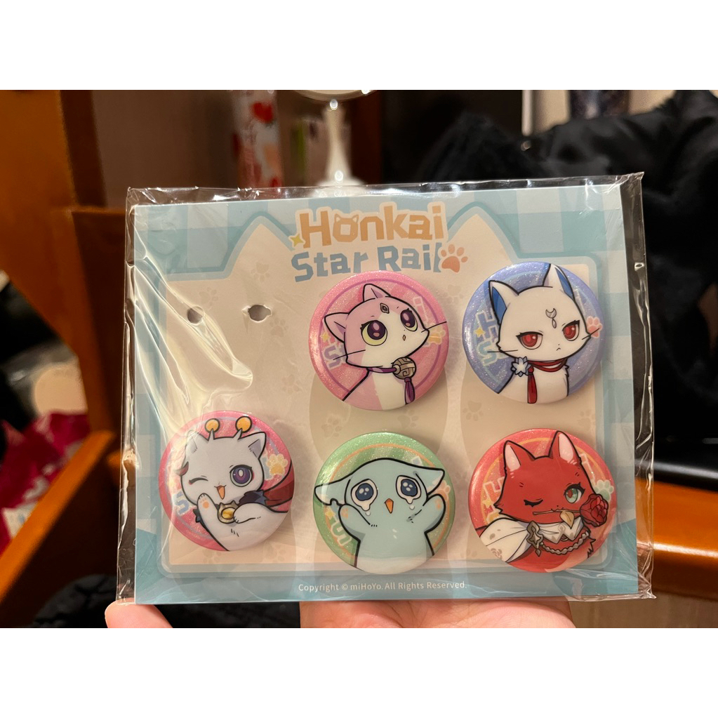 [READY STOCK] Honkai Star Rail Cat Badge