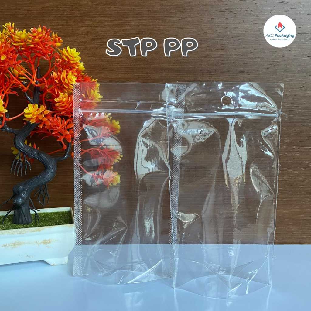 00pcs Standing Pouch PP Trasnparan / Plastik Bening / Zipperlock