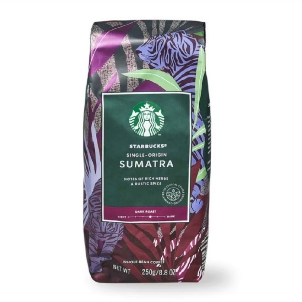 STARBUCKS COFFEE SUMATRA - KOPI SUMATERA - KOPI INDONESIA - DARK ROSTED COFFEE SUMATRA STARBUCKS